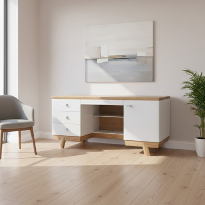 Modern desk table desks office office executive tables wood aspen