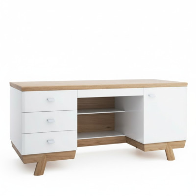 Modern desk table desks office office executive tables wood aspen