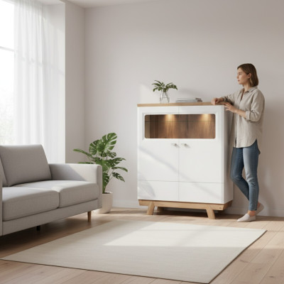 Display cabinet file cabinet cabinet showcase office living room tall cabinet shelf new ASKB