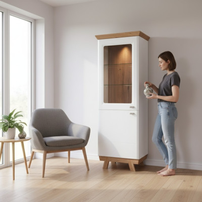 Modern display cabinet living room tall cabinet hotel showcase Aspen AS-W12