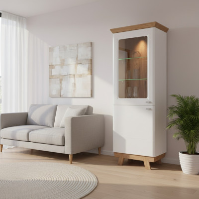 Modern display cabinet living room tall cabinet hotel showcase Aspen AS-W12