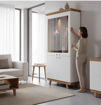 Modern display cabinet, living room tall cabinet, hotel filing cabinet Aspen AS-W2