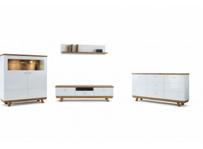 Living Room Furniture Set Wall Unit Sideboard Display Cabinet Shelf Design Hotel Furniture New