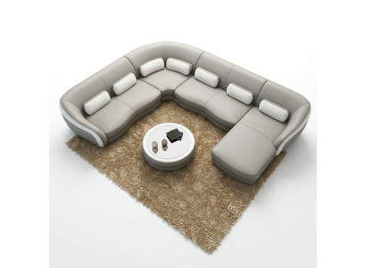Large Luxury Couch Living Landscape Corner Sofa Sofas Sets Leather Sofa Corner