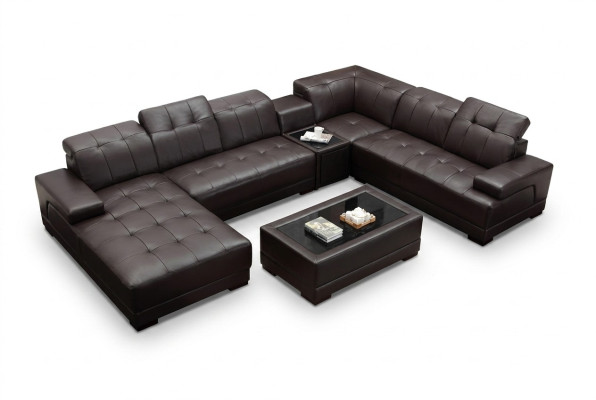 XXL Leather Big Living Room Sofa Couch Corner Sofa Sofas Couches Upholstery