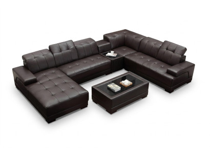 XXL Leather Big Living Room Sofa Couch Corner Sofa Sofas Couches Upholstery