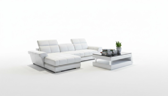 Leather sofa couch upholstery living landscape designer leather sofa L shape
