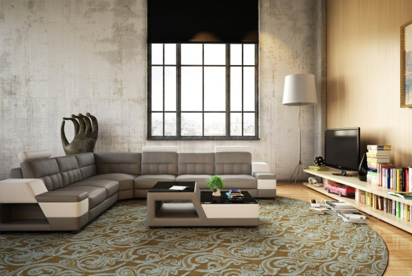 Designer corner sofa sofa living landscape upholstered corner sofa couch set