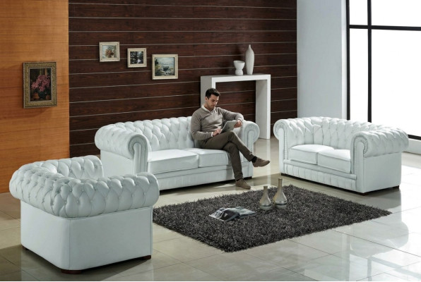 Chesterfield sofa set classic living room couch sofa set upholstery ensemble