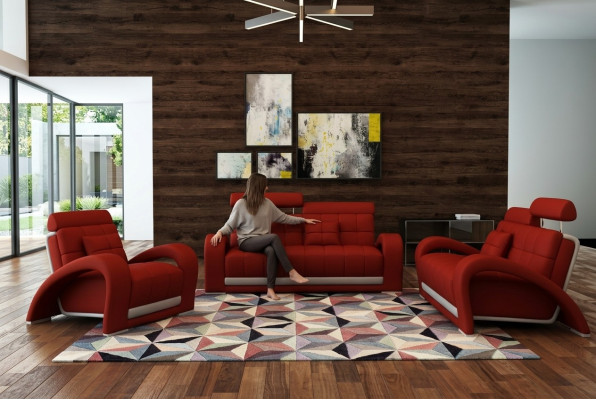 Leather sofa couch sofa set living room ensembles couch set seating sofas