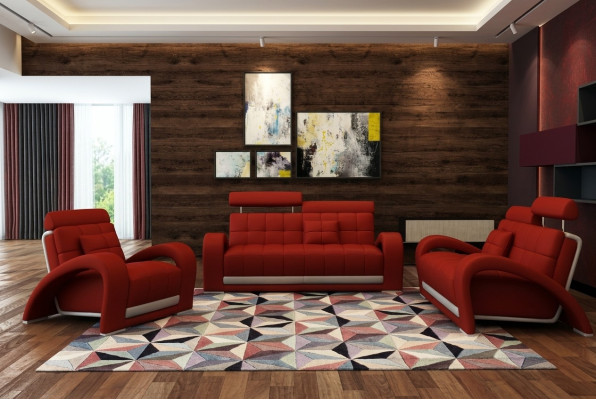 Leather sofa couch sofa set living room ensembles couch set seating sofas