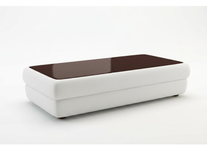Classic designer coffee table living room furniture leather side table