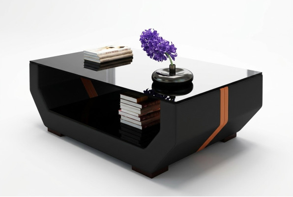 Luxury coffee tables Polser leather designer living room side table table