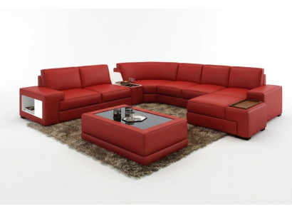 Luxury coffee tables Polser leather designer living room side table tables