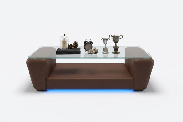 Modern designer glass side table living room coffee table sofa
