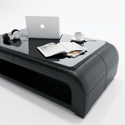 Coffee table design table living room glass leather couch side table sofa coffee