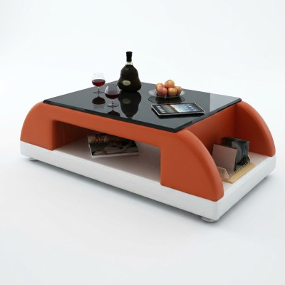 Modern couch upholstery leather table living room side glass tables coffee