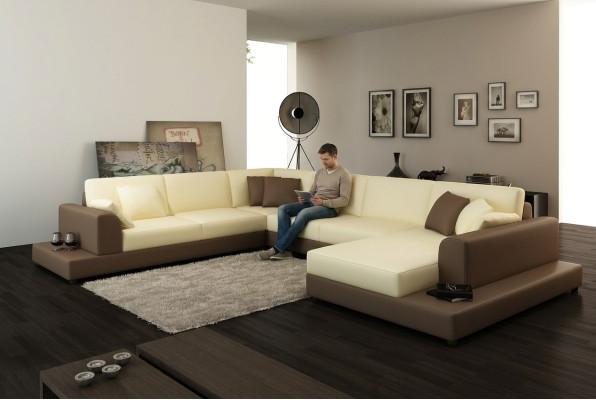 Living area, living room, corner sofa, leather sofa, couch, upholstery, seat