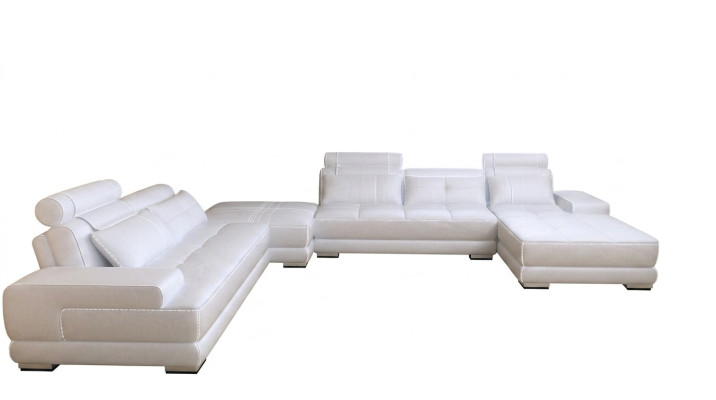 Modern design upholstery living landscape leather sofa couch seat