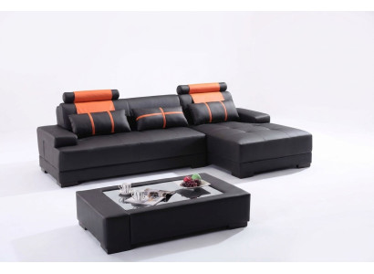 Designer upholstered leather sofa couch L-shape modern sofa sofas couches
