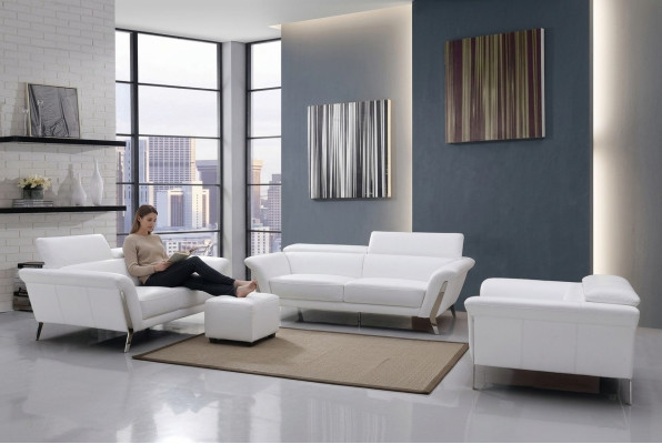 Multifunctional leather couch seat upholstery living room leather suite decor sofa