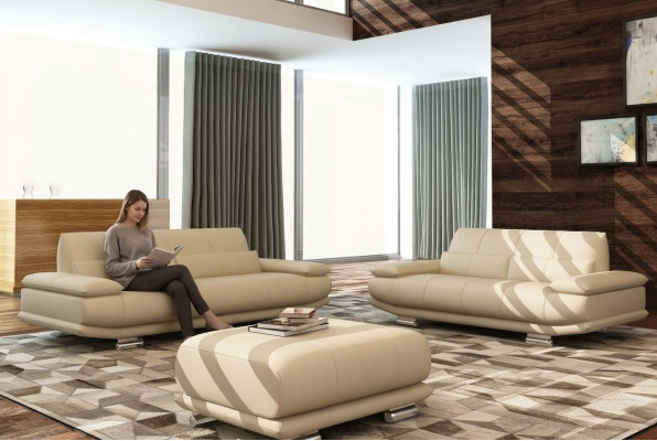 Leather sofa couch upholstery complete set 3+2+1 sofas couches seating