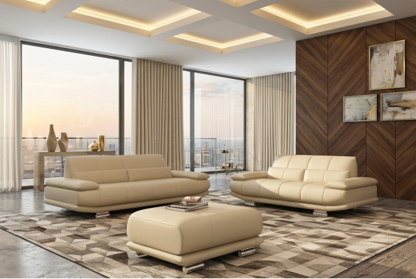 Leather sofa couch upholstery complete set 3+2+1 sofas couches seating