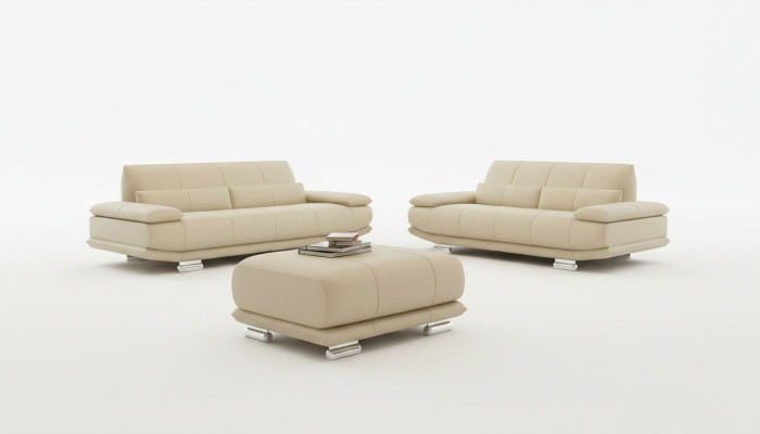 Leather sofa couch upholstery complete set 3+2+1 sofas couches seating