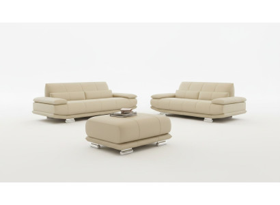 Leather sofa couch upholstery complete set 3+2+1 sofas couches seating