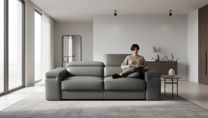 Leather sofa couch living landscape suite design modern sofa set 3+2+1 sofas 8020