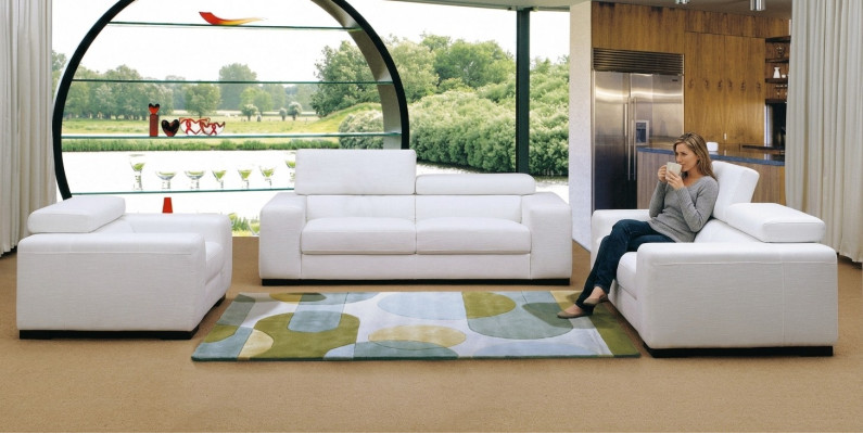 Sofa set design couch 3+2 set upholstered leather decorative sofa living room