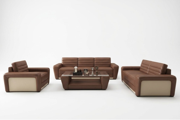 Leather sofa couch living area 3+2 seater design modern sofa living room