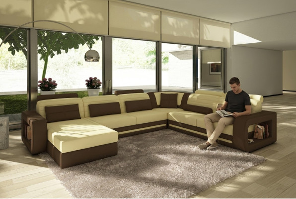 Multifunctional Couch Sofa Upholstery XXL Big New Sofa Corner Couches Leather