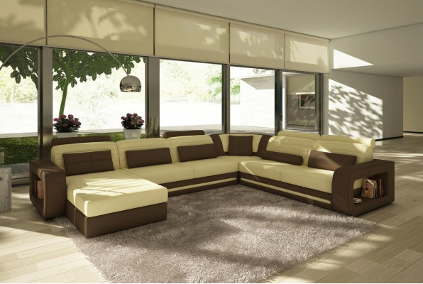 Multifunctional Couch Sofa Upholstery XXL Big New Sofa Corner Couches Leather