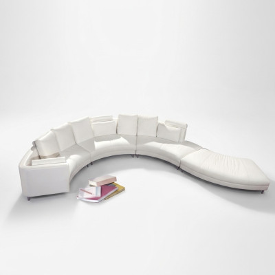 Modern round couch living landscape round sofa upholstery corner suite