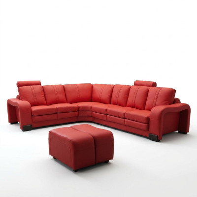 XXL multifunctional leather couch sofa upholstered corner sofa modern big