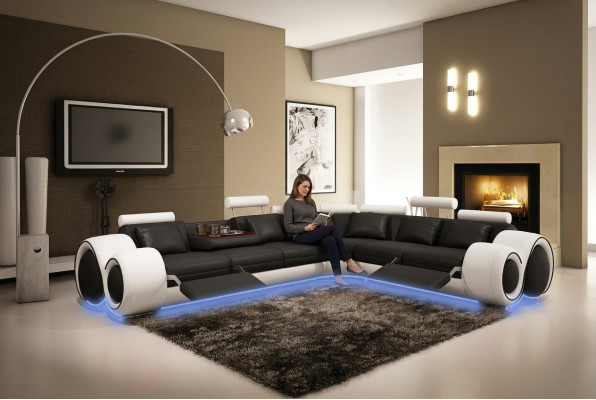 Multifunctional Couch Sofa Upholstered Sofa Corner Couches Leather Sofas Corner XXL