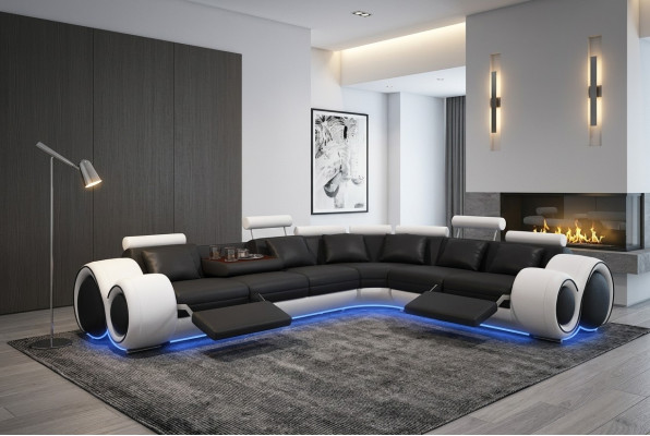 Multifunctional Couch Sofa Upholstered Sofa Corner Couches Leather Sofas Corner XXL