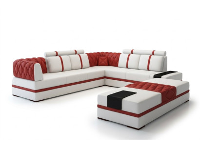 L Form XXL Designer Living Landscape Upholstered Corner Sofa Corner Suite Sofa Couch Corner