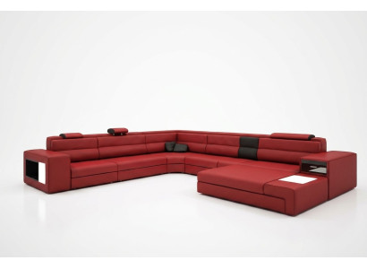U-shape XXL Designer Living Landscape Upholstered Corner Sofa Corner Suite Sofa