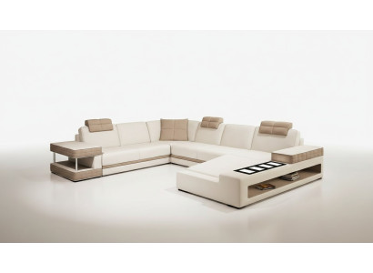 Design Corners Big XXL Upholstered Corner Sofa Couch Leather Sofa Suite