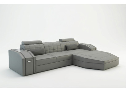 Design Upholstered Corner Sofa Couch Leather Sofas Set XXL Living Landscape