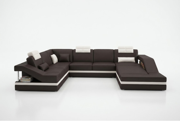 Design Corners Big Upholstered Corner Sofa Couch XXL Leather Sofas Decor Suite