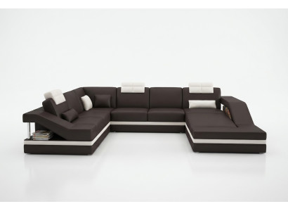 Design Corners Big Upholstered Corner Sofa Couch XXL Leather Sofas Decor Suite
