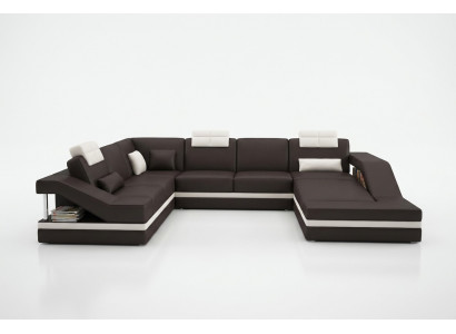 Design Corners Big Upholstered Corner Sofa Couch XXL Leather Sofas Decor Suite