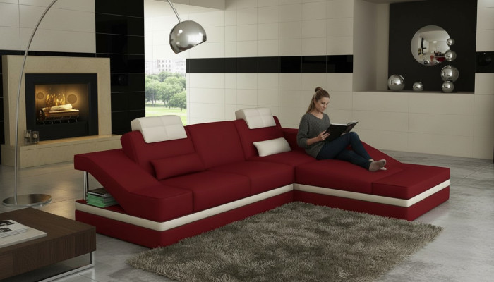 Design corner upholstery sectional sofa XXL big couch leather sofas set