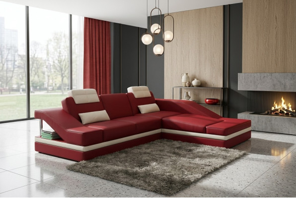 Design corner upholstery sectional sofa XXL big couch leather sofas set