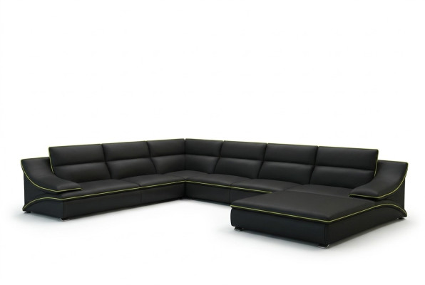 Design XXL Big Corner Upholstered Sectional Sofa Leather Sofa Set