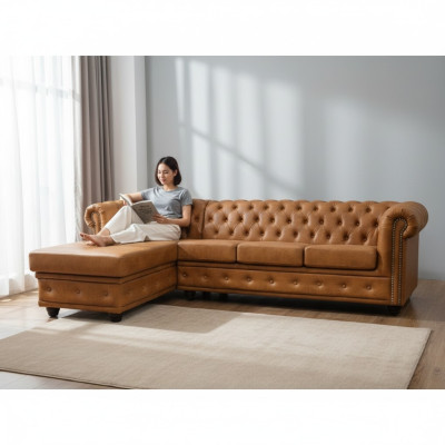 Chesterfield leather sofa couch corner sofa leather sofa suite upholstery corner sofas