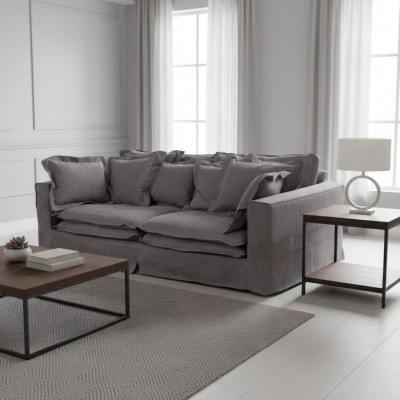 Modern XXL Upholstered Corner Sofa Couches Upholstered Couch Sofa Big Textile Sofas 240cm New